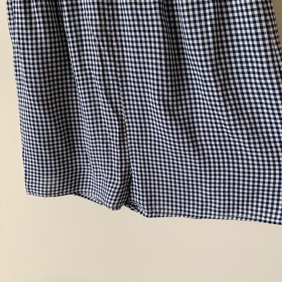 SOLD Urban Outfitters Plunging Gingham Romper - Picture 5 of 7